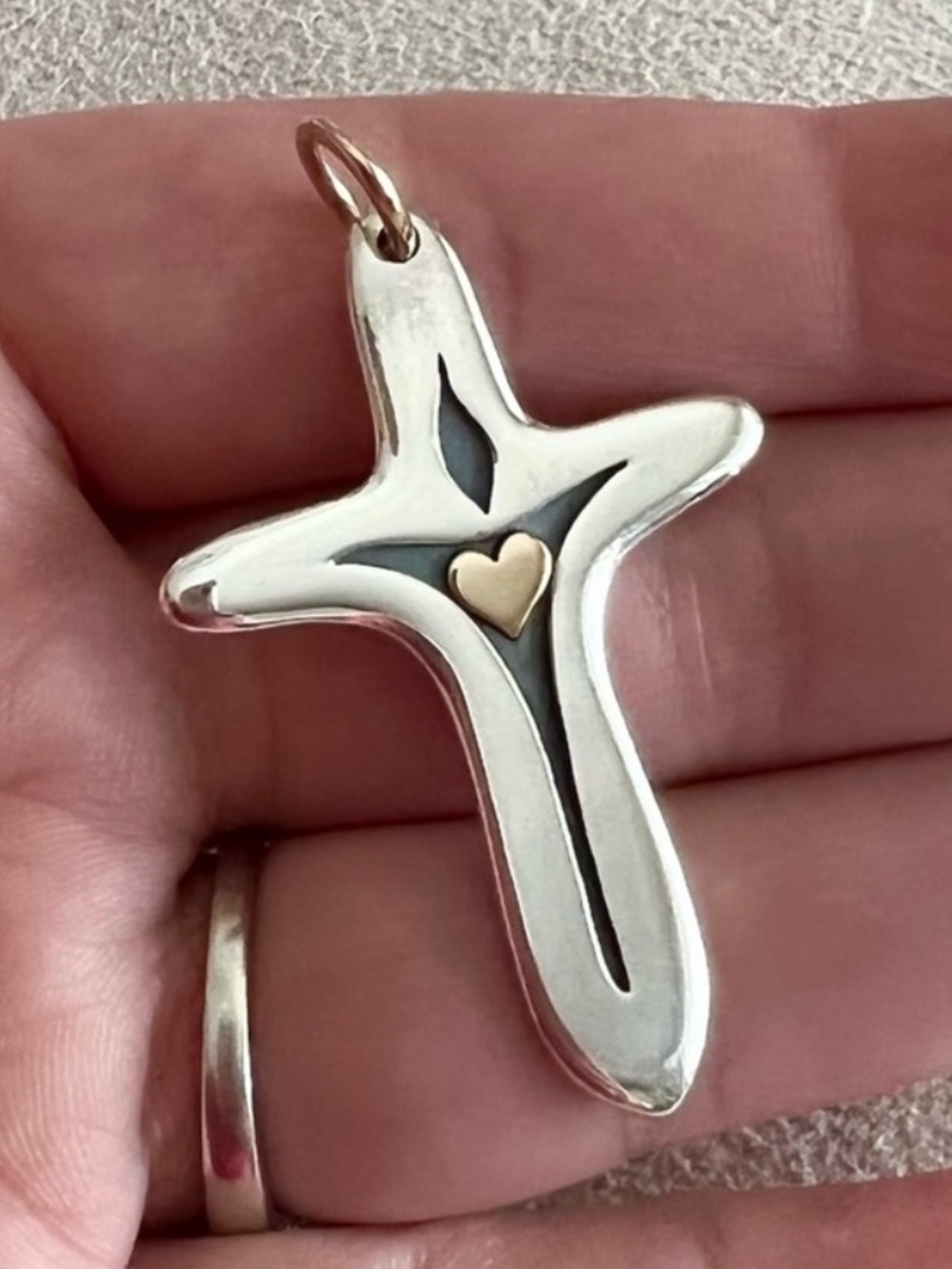 NEW 14k gold James Avery Light of the World cross